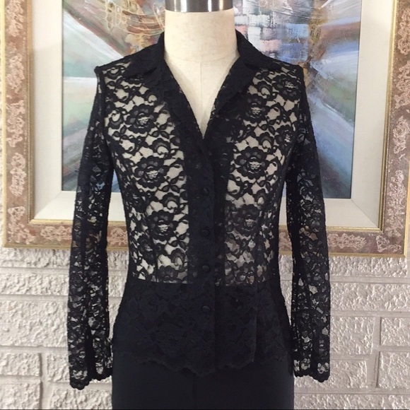 Fibers By Barbara Lesser Scallop Lace Pants Set - Picture 9 of 16